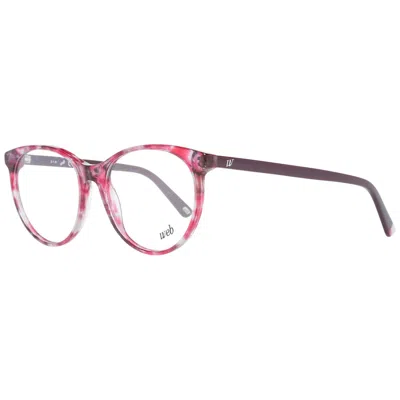 Web Eyewear Ladies' Spectacle Frame  We5213 52054 Gbby2 In Pink