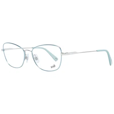 Web Eyewear Ladies' Spectacle Frame  We5295 54016 Gbby2 In Blue