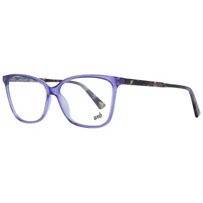 Web Eyewear Ladies' Spectacle Frame  We5321 55080 Gbby2 In Purple