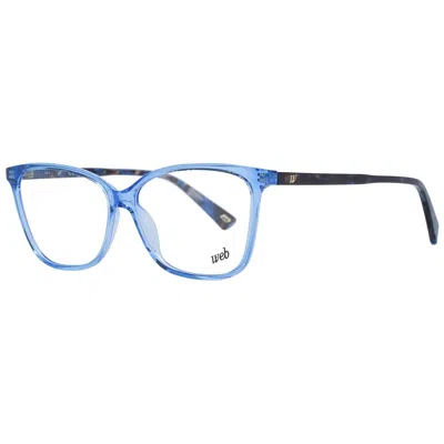 Web Eyewear Ladies' Spectacle Frame  We5321 55086 Gbby2 In Blue
