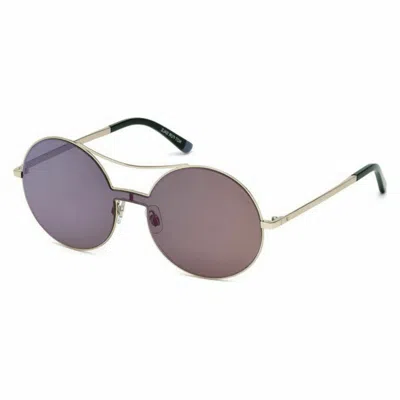 Web Eyewear Ladies' Sunglasses  We0211 0016z Gbby2 In Brown