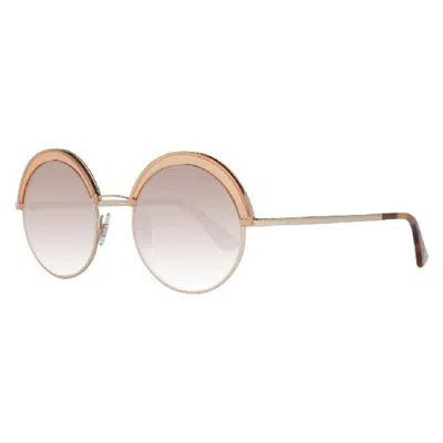 Web Eyewear Ladies' Sunglasses  We0218a  51 Mm Gbby2 In Gold