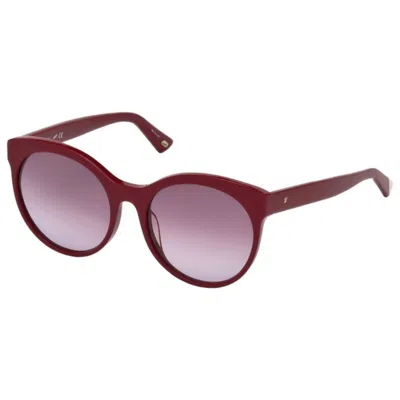 Web Eyewear Ladies' Sunglasses  We0223  54 Mm Gbby2 In Burgundy