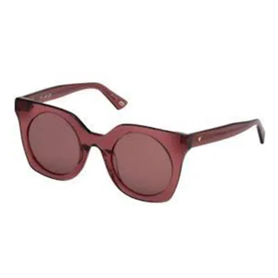 Web Eyewear Ladies' Sunglasses  We0231  48 Mm Gbby2 In Burgundy