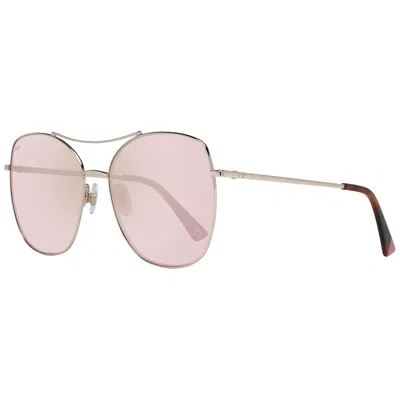 Web Eyewear Ladies' Sunglasses  We0245  58 Mm Gbby2 In Pink