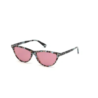 Web Eyewear Ladies' Sunglasses  We0264-5555y  55 Mm Gbby2 In Multi