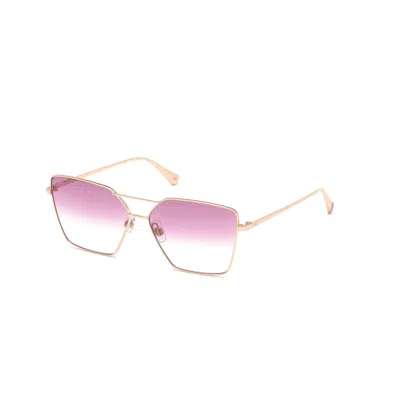 Web Eyewear Ladies' Sunglasses  We0268-5833z  58 Mm Gbby2 In Pink