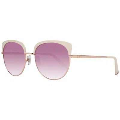 Web Eyewear Ladies' Sunglasses  We0271  55 Mm Gbby2 In Pink