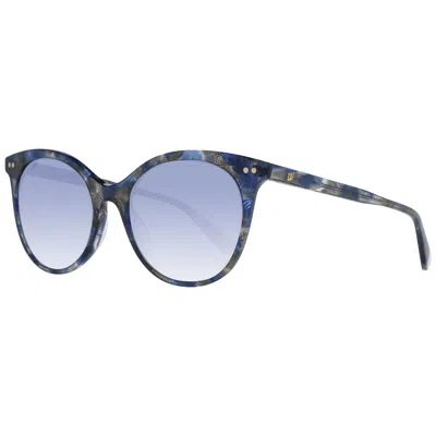 Web Eyewear Ladies' Sunglasses  We0277-5255w  52 Mm Gbby2 In Blue