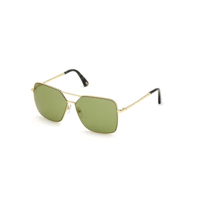 Web Eyewear Ladies' Sunglasses  We0285-5930n  59 Mm Gbby2 In Green