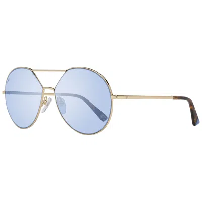 Web Eyewear Ladies' Sunglasses  We0286 30v  57 Mm Gbby2 In Blue
