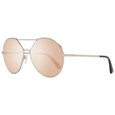 Web Eyewear Ladies' Sunglasses  We0286 5728c  57 Mm Gbby2 In Neutral