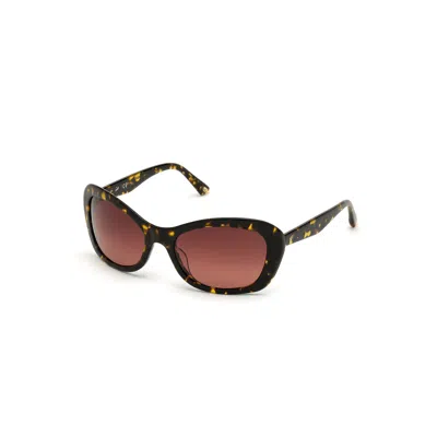 Web Eyewear Ladies' Sunglasses  We0289-5652f  56 Mm Gbby2 In Gold