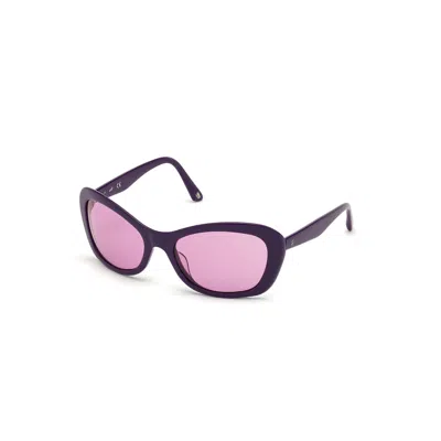 Web Eyewear Ladies' Sunglasses  We0289-5681s  56 Mm Gbby2 In Black