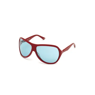 Web Eyewear Ladies' Sunglasses  We0290-6566v  65 Mm Gbby2 In Blue