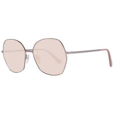Web Eyewear Ladies' Sunglasses  We0320 6034e Gbby2 In Pink