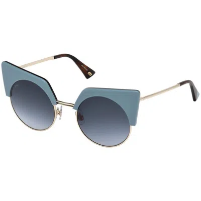 Web Eyewear Ladies'sunglasses  We0229 86w 49 Gbby2 In Blue