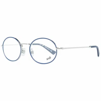 Web Eyewear Men' Spectacle Frame  We5177 51016 Gbby2 In Blue