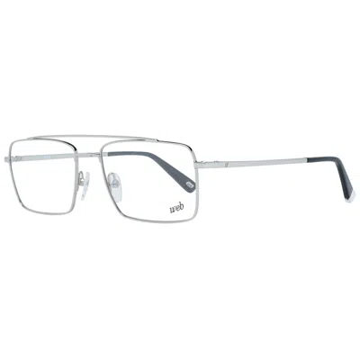 Web Eyewear Men' Spectacle Frame  We5347 54018 Gbby2 In Metallic