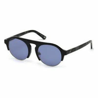 Web Eyewear Men's Sunglasses  We0224 5205v Gbby2 In Black