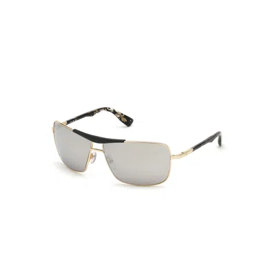 Web Eyewear Men's Sunglasses  We0280-6232c Golden  62 Mm Gbby2 In Metallic