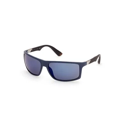 Web Eyewear Men's Sunglasses  We0293-6392c  63 Mm Gbby2 In Blue