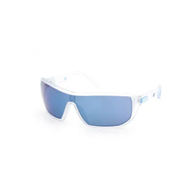Web Eyewear Men's Sunglasses  We0299-0026v Gbby2 In Blue