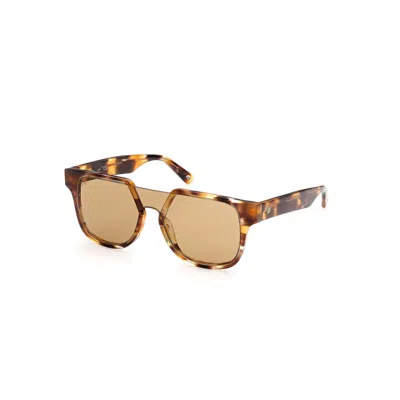 Web Eyewear Men's Sunglasses  We0315-0041f Gbby2 In Brown