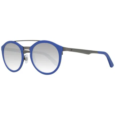 Web Eyewear Metal Sunglasses In Blue