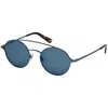 Web Eyewear Metal Sunglasses In Blue