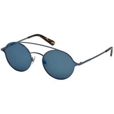 Web Eyewear Metal Sunglasses In Blue