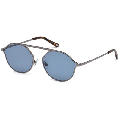 Web Eyewear Metal Sunglasses In Blue
