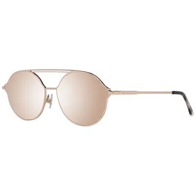 Web Eyewear Metal Sunglasses In Brown