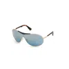 Web Eyewear Metal Sunglasses In Blue