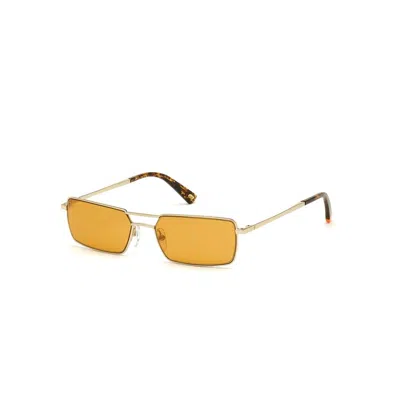 Web Eyewear Metal Sunglasses In Gold