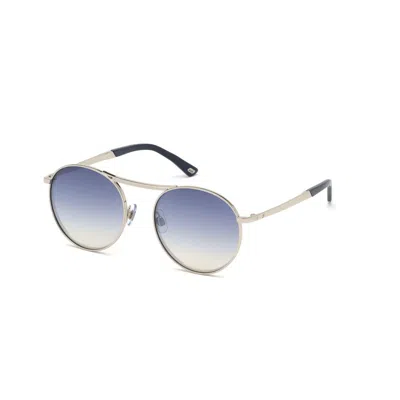 Web Eyewear Metal Sunglasses In Blue