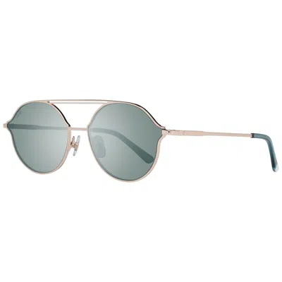 Web Eyewear Metal Sunglasses In Gold