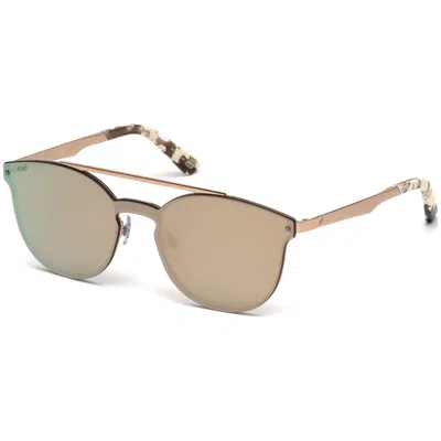 Web Eyewear Metal Sunglasses In Gold
