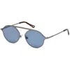 Web Eyewear Metal Sunglasses In Blue