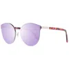 Web Eyewear Metal Sunglasses In Purple