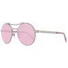 Web Eyewear Metal Women's Sunglasses In Pink