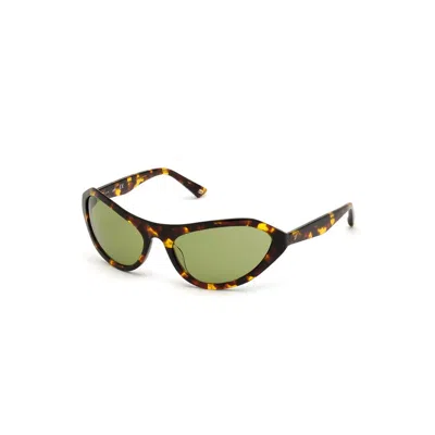 Web Eyewear Plastic Women's Sunglasses In Brown