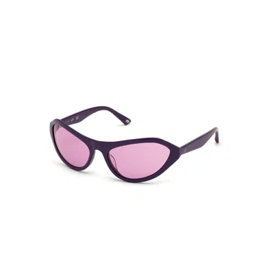Web Eyewear Plastic Women's Sunglasses In Pink