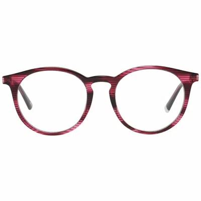Web Eyewear Unisex' Spectacle Frame  We5240 50083 Gbby2 In Red