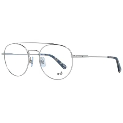 Web Eyewear Unisex' Spectacle Frame  We5271 51016 Gbby2 In Metallic