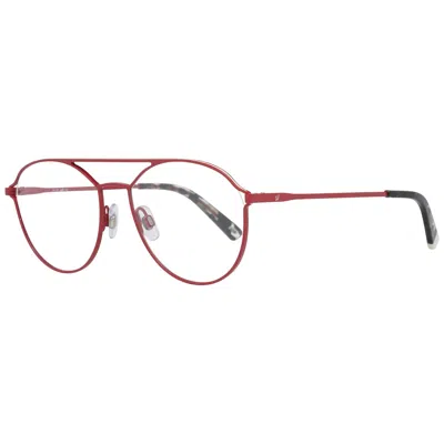 Web Eyewear Unisex' Spectacle Frame  We5300 53066 Gbby2 In Red