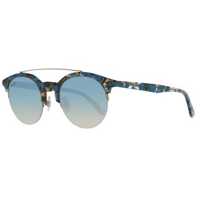 Web Eyewear Unisex Sunglasses  We0192-4955w  49 Mm Gbby2 In Blue