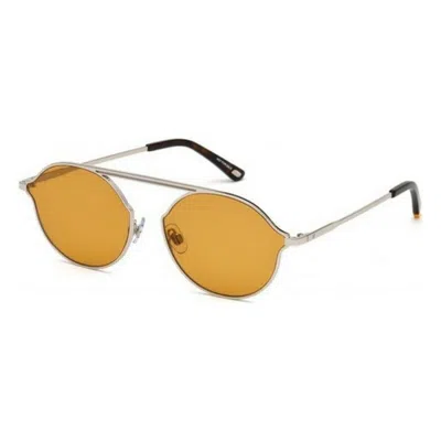 Web Eyewear Unisex Sunglasses  We0198a  57 Mm Gbby2 In Yellow