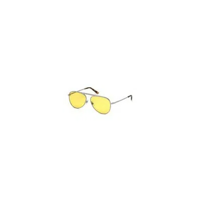 Web Eyewear Unisex Sunglasses  We0206a  58 Mm Gbby2 In Yellow