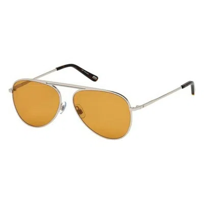 Web Eyewear Unisex Sunglasses  We0206a  58 Mm Gbby2 In Orange